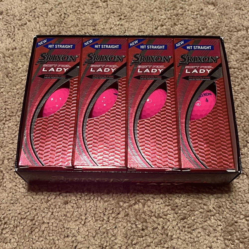 SRIXON ladies, pink golf balls - Picture 2 of 4